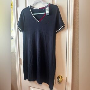 Tommy Hilfiger Women's Navy V-Neck Tee